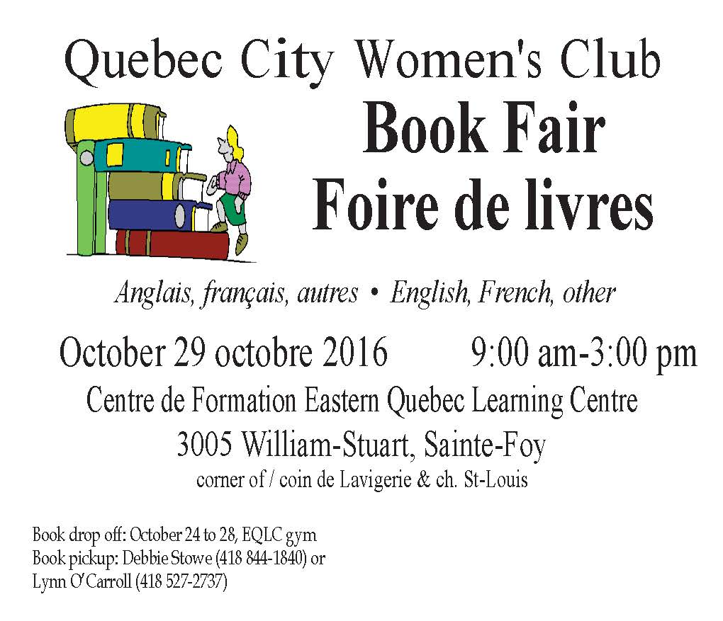 QCWC BOOK FAIR @ Eastern Quebec Learning Centre 