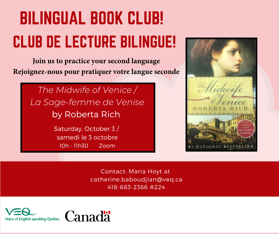 Bilingual Book Club - Club de lecture bilingue @ Virtual meeting via Zoom