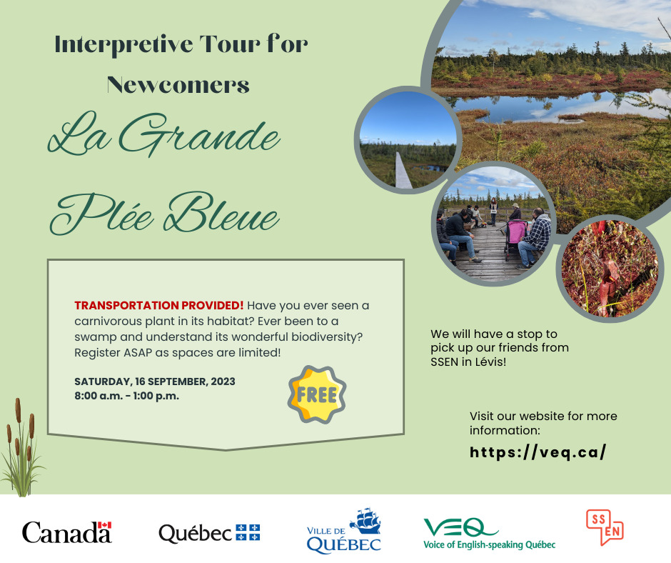 Grande Plée Bleue Interpretive Tour for Newcomers @ Grande Plée Bleue