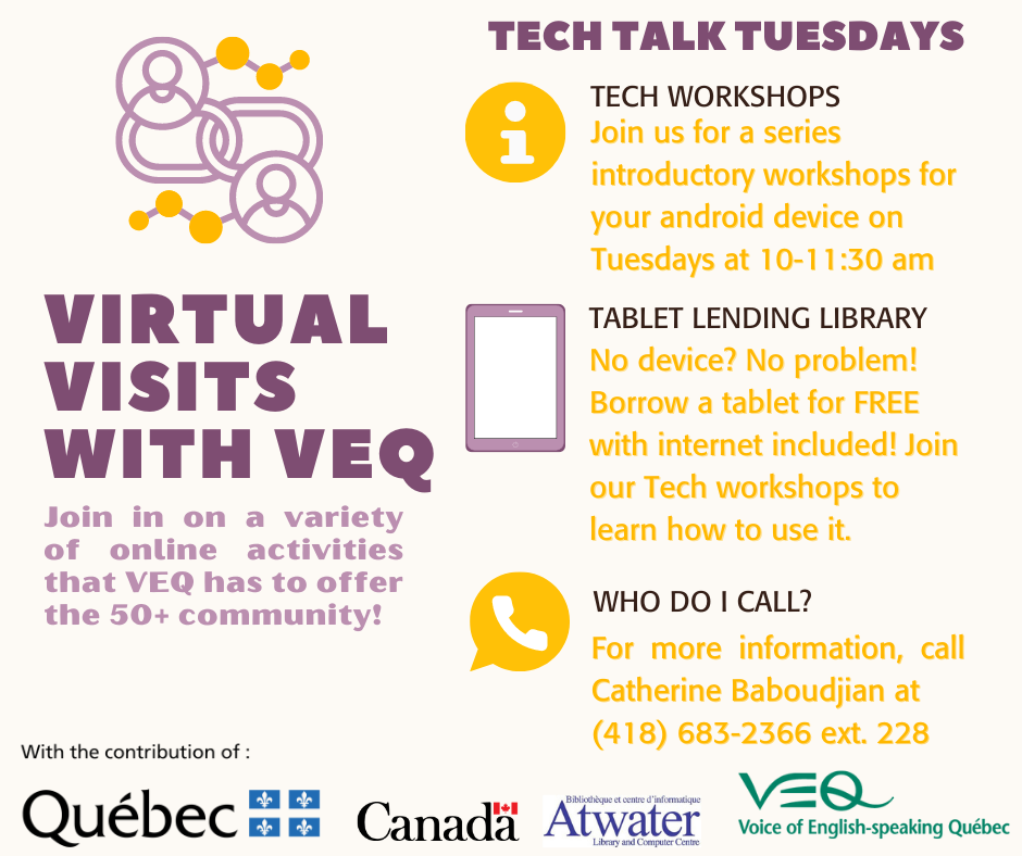 Virtual Visits with VEQ - Tech Talk Tuesdays @ Virtual using the platform Google Duo