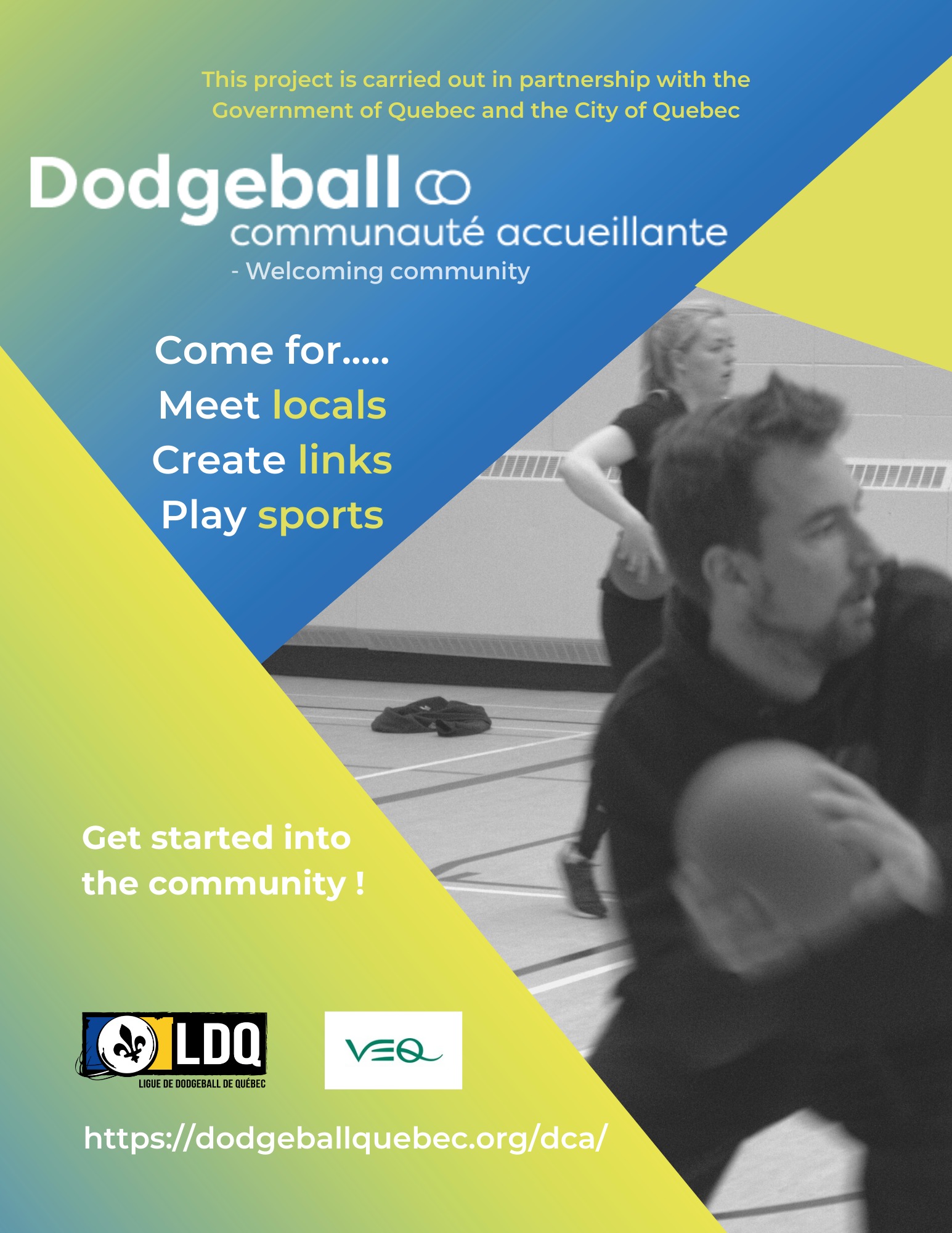 Dodge ball initiation sessions for Newcomers @ Parc Victoria, Québec