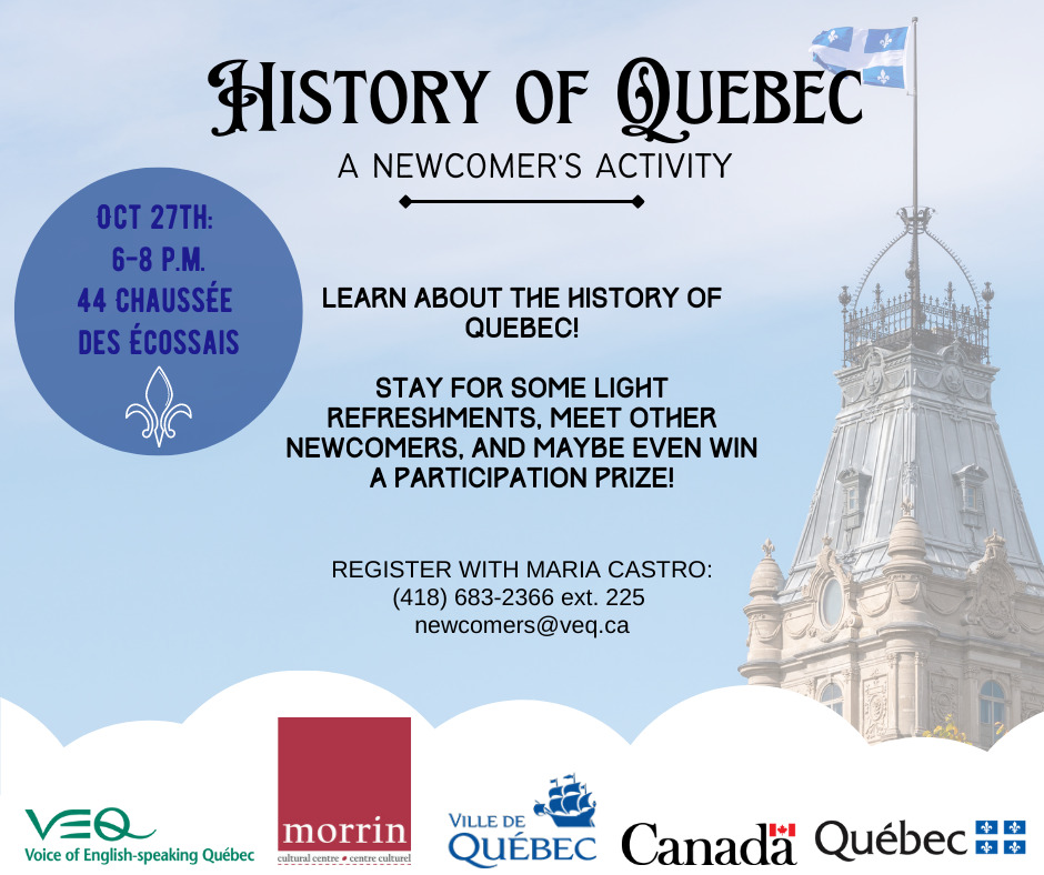 History of Québec Workshop @ Morrin Centre