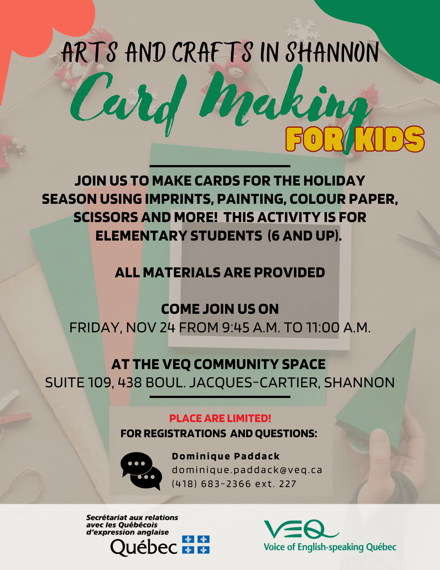 Arts & Crafts in Shannon (Kids) @ Arts & Crafts in Shannon (Kids)