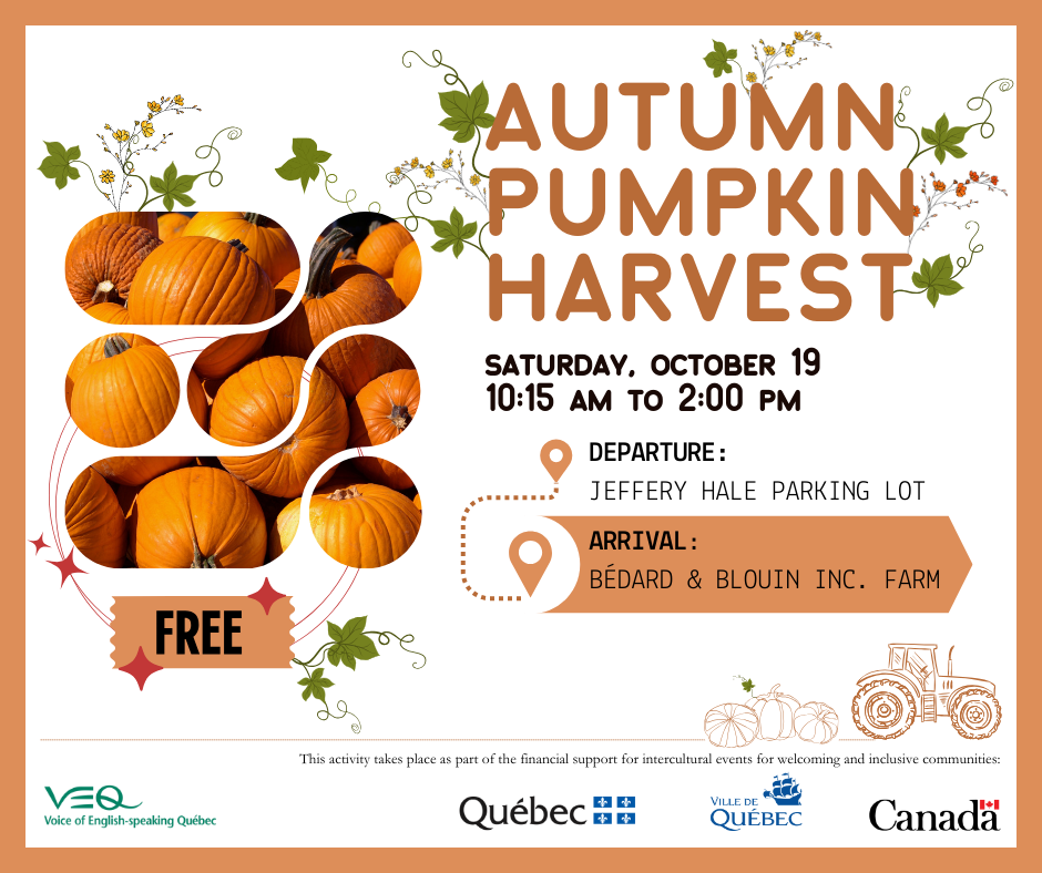 Autumn Pumpkin Harvest @ Jeffery Hale Pavilion, Multipurpose Room