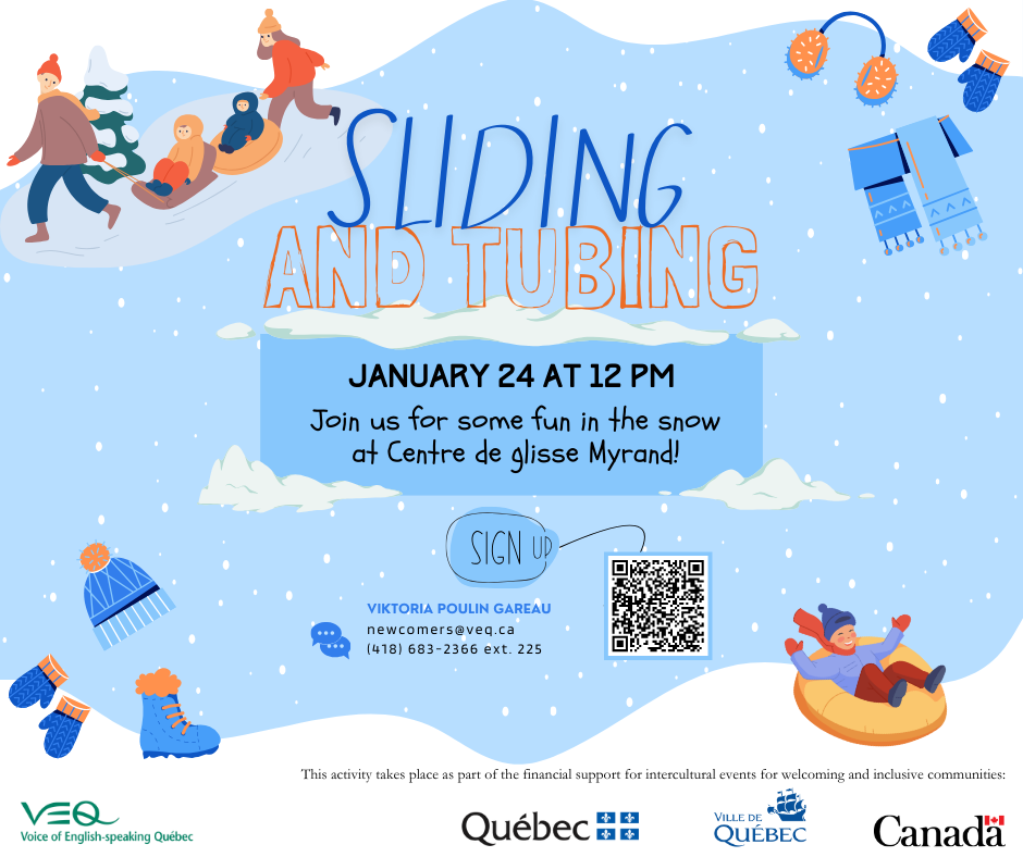 Sliding & Tubing Outing at Le Centre de Glisse Myrand @ Le Centre de Glisse Myrand